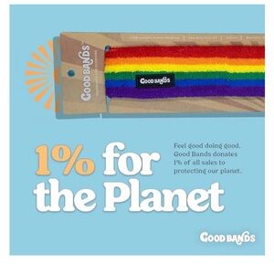 Good Bands Rainbow Terry Cloth Headband